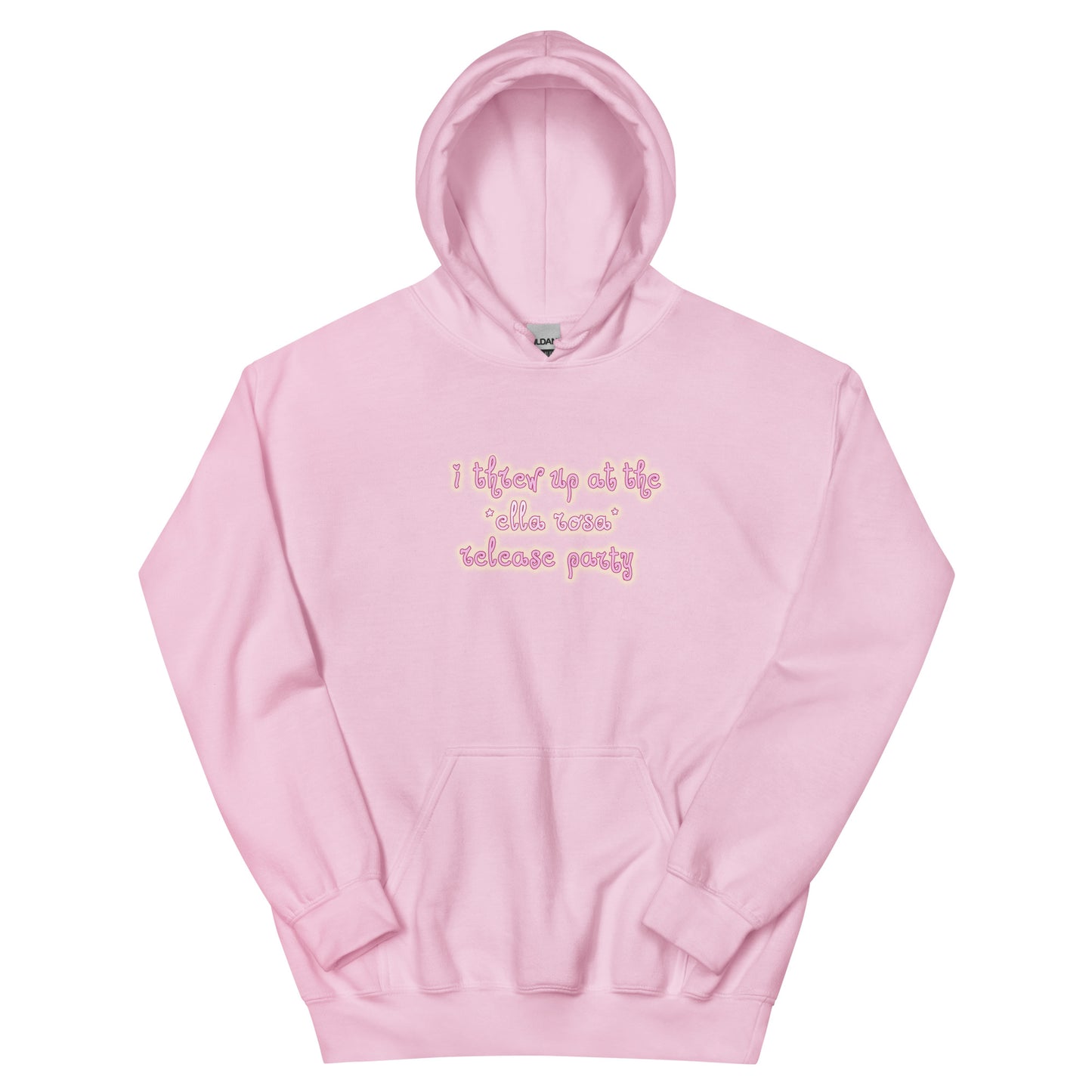 Ella Rosa "I Threw Up" hoodie