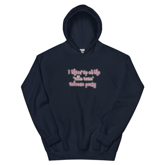 Ella Rosa "I Threw Up" hoodie